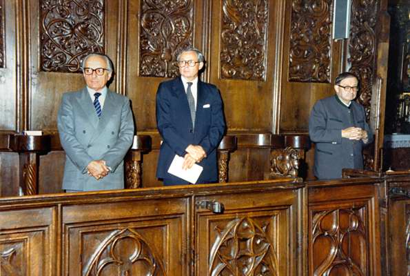 Luciano Koch, Caroll Brown und Prof. Dr. Adolf W. Ziegler