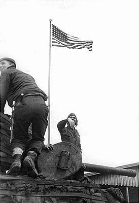 Liberation Day, Stalag VII A, Moosburg, Germany - April 29, 1945