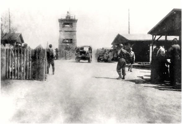 Stalag VII A, Mai 1945, das Lager ist befreit