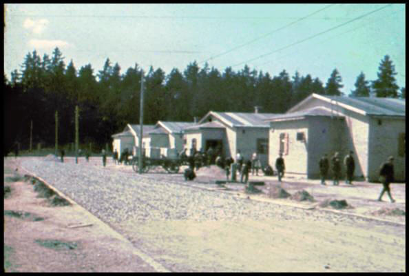 Stalag VII A, Ende der Haupt-Lagerstrasse (heute Sudetenlandstrasse) nach Osten 1940