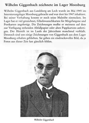 Wilhelm Giggenbach zeichnete im Lager Moosburg