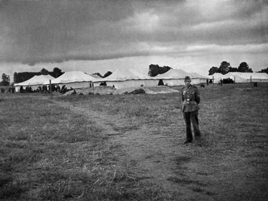 Stalag VII A, Zeltlager 1940