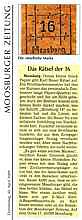 Moosburger Zeitung mit der Frage nach der Marke