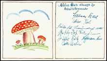 1947, Muttertags-Gr��e aus dem Internierungslager Moosburg