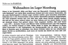 Weihnachten 1945 im Lager Moosburg