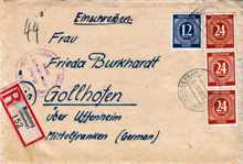 Brief vom 27.12.1946 aus dem Internierungslager 6 in Moosburg