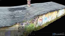 2020, 3D Scan der Sabathiel Baracke
