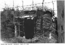 Stalag VII A 27. April 1945, Unterstand der Bewacher