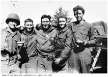 29. April 1945, einige der Jungs, die uns befreit haben
