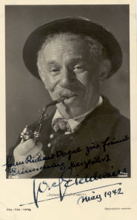Der Schauspieler Josef Eichheim, *23.02.1888 †13.11.1945