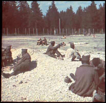 Moosburg Stalag VIIA, Farb-Dia Fr�hjahr 1940