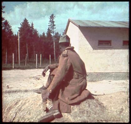 Moosburg Stalag VIIA, Farb-Dia Fr�hjahr 1940