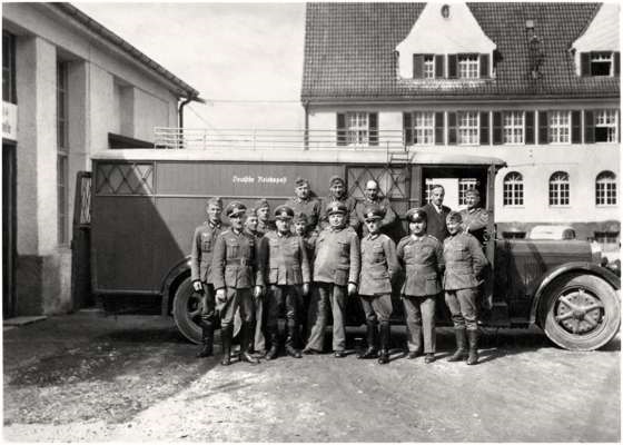 Stalag VII A, Lagerpost im Bereich des Stalag-Bahnhof