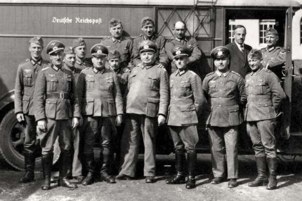 Stalag VII A, Lagerpost im Bereich des Stalag-Bahnhof