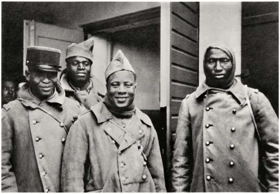 Moosburg Stalag VII A, Kriegsgefangene franz�sische Kolonialsoldaten