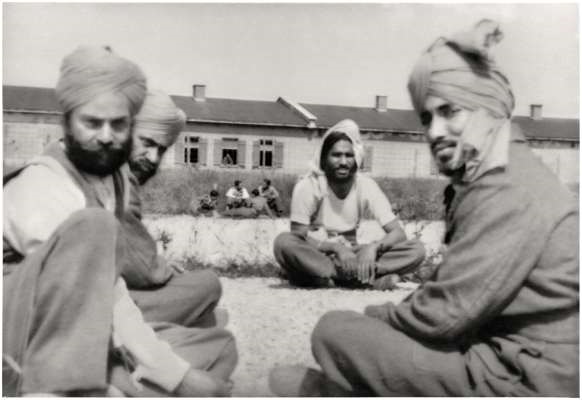 Moosburg Stalag VII A, Kriegsgefangene britische Kolonialsoldaten (Inder)