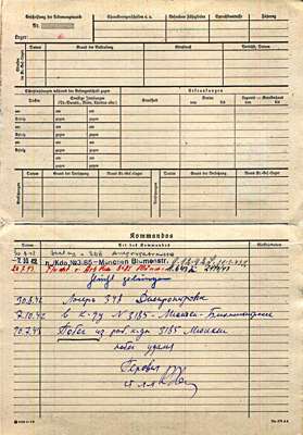 Personalkarte 102640, BOGDANOW Iwan, Leutnant, USSR