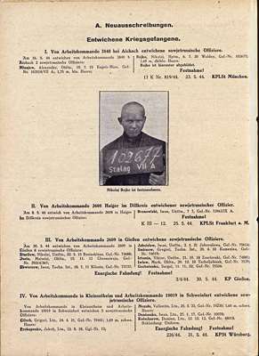 Entwichene Kriegsgefangene, Reichskriminalpolizeiamt Berlin, Mai 1944