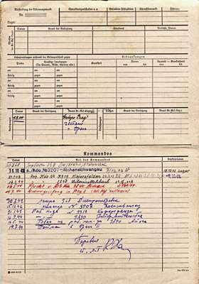 Personalkarte 102677, BOIKO Nikolai, Hauptmann, Ukraine