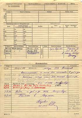 Personalkarte 103015, GROMOW Alekdandr, Major, USSR