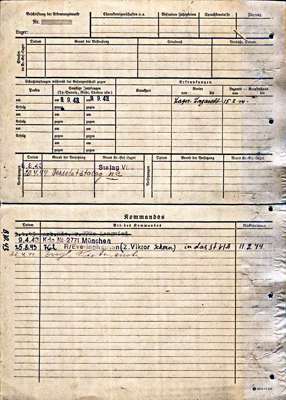 Personalkarte 107719, MITJWKOV Stepan, USSR