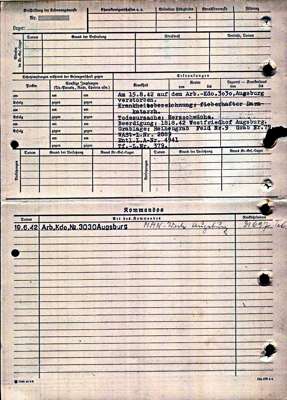 Personalkarte 95810, AGUREJEW Michail, USSR