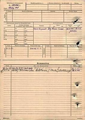 Personalkarte 98146, GONTSCHAROW Pjotr, USSR