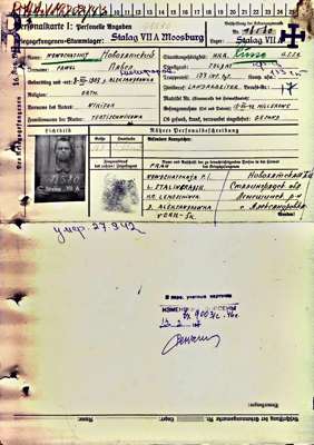 Personalkarte 98580, NOWOCHATSKIJ Pawel, USSR
