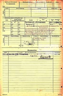Personalkarte 99399, SHEREBZOW Iwan, USSR