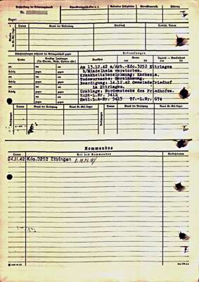 Personalkarte 99732, NEWOSTRUJEW Fjodor, USSR