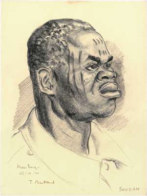 Stalag VII A, Soudan / Sudanese, J. Bertrand, 16.10.1940