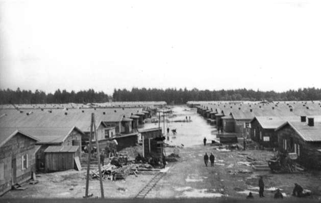 Moosburg, Stalag VIIA, Hochwasser Juni 1940