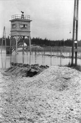 Moosburg, Stalag VIIA, Hochwasser Juni 1940