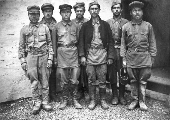 Moosburg Stalag VII A August 1941 - gefangene russische Soldaten