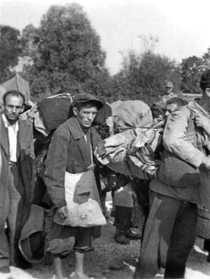 Moosburg Stalag VII A Juli 1944 - gefangene griechische und albanische Freiheitsk�mpfer werden interniert