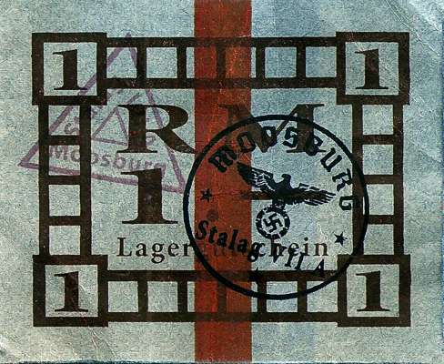 Stalag VII A 1940, Lagergutschein (Lagergeld) 1 RM