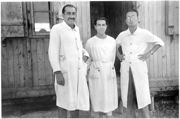 Stalag VII A, �rzte: Serbe, Franzose, Serbe