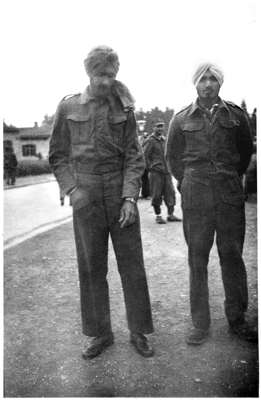 Moosburg Stalag VII A, 1943/1944 zwei Inder