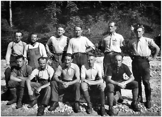 Juni 1941, Arbeits-Kommando 214 in Bergen