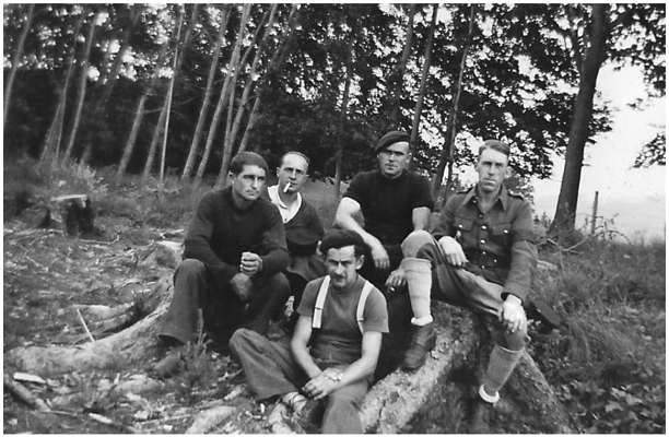 8. August 1942, Holzarbeit - Arbeits-Kommando 214 in Bergen