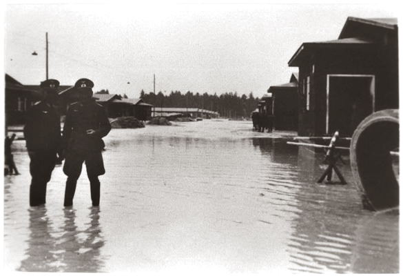 Moosburg Stalag VIIA, Hochwasser Juni 1940