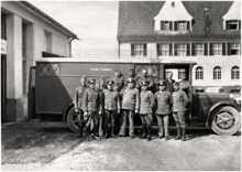 Stalag VII A, Lagerpost im Bereich des Stalag-Bahnhof