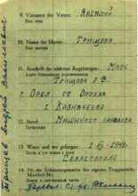 Abgangsmeldung 101801, TRISCHTSCHEW Andrej, Leutnant USSR