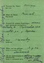 Abgangsmeldung 102022, KOSLOW Iwan, Leutnant USSR