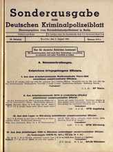 Entwichene Kriegsgefangene, Reichskriminalpolizeiamt Berlin, Sonderausgabe 03.08.1943