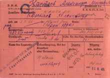 Lagerlazarett Stalag VII A  21.09.1943, Formblatt 5a