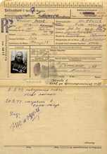Personalkarte 103015, GROMOW Alekdandr, Major, USSR