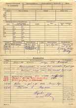 Personalkarte 103015, GROMOW Alekdandr, Major, USSR