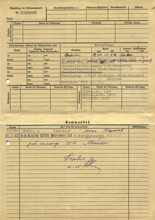 Personalkarte 103022, MARKOW Wassilij, Major, USSR