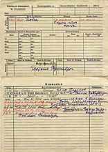 Personalkarte 103082, BABELEW Semjon, Leutnant